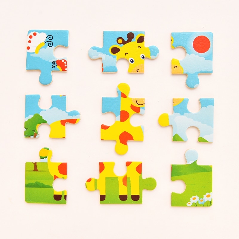 Cartoon Wooden Baby Puzzle